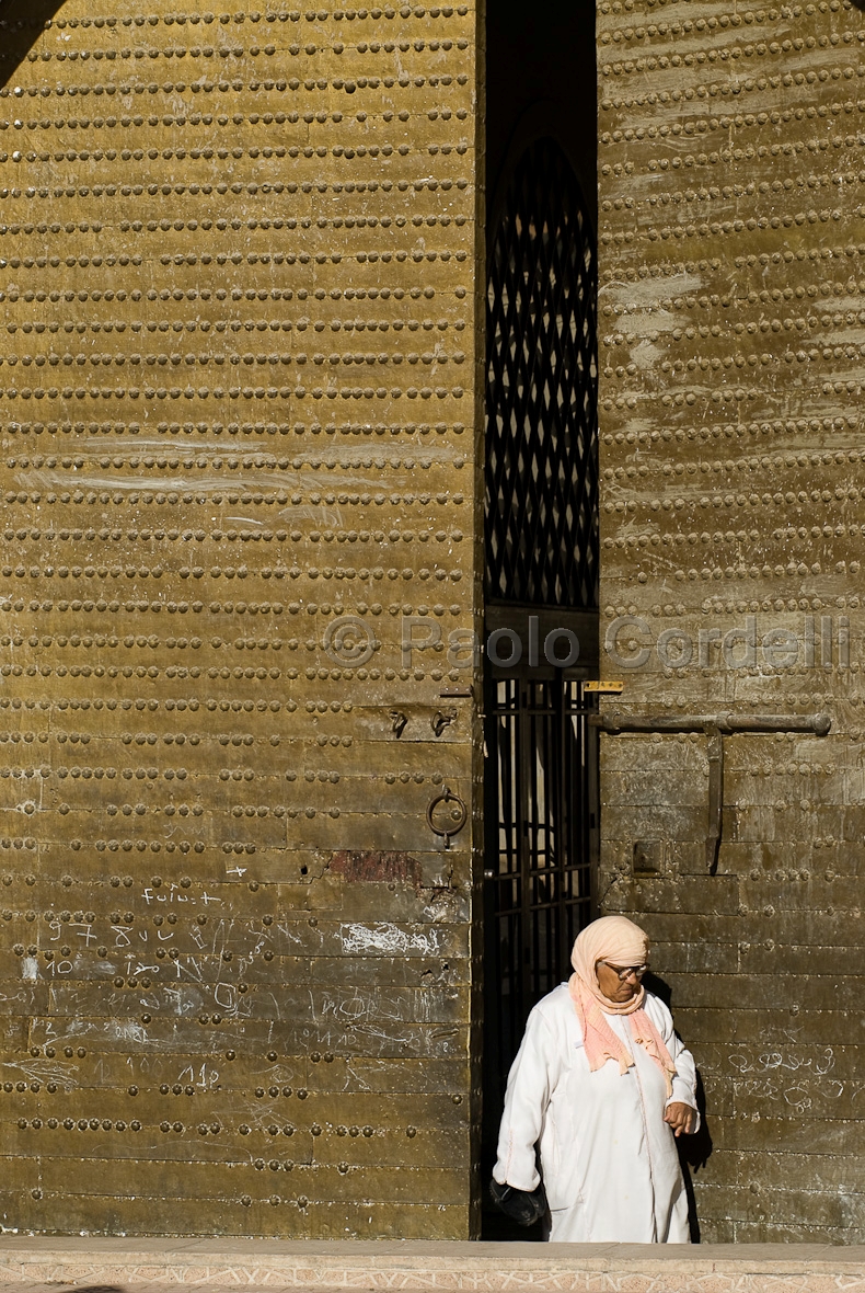 Casbah Mosque gate, Marrakech, Morocco
(cod:Morocco 24)